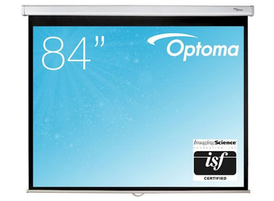 Optoma DS-3084PWC Manual Pull Down Screen - 4:3 Ratio 171 x 128cm Optoma Projector Screens Optoma