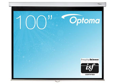 Optoma DS-3100PMG+ Manual Pull Down Projector Screen - 4:3 Ratio 203 x 152cm Optoma Projector Screens Optoma