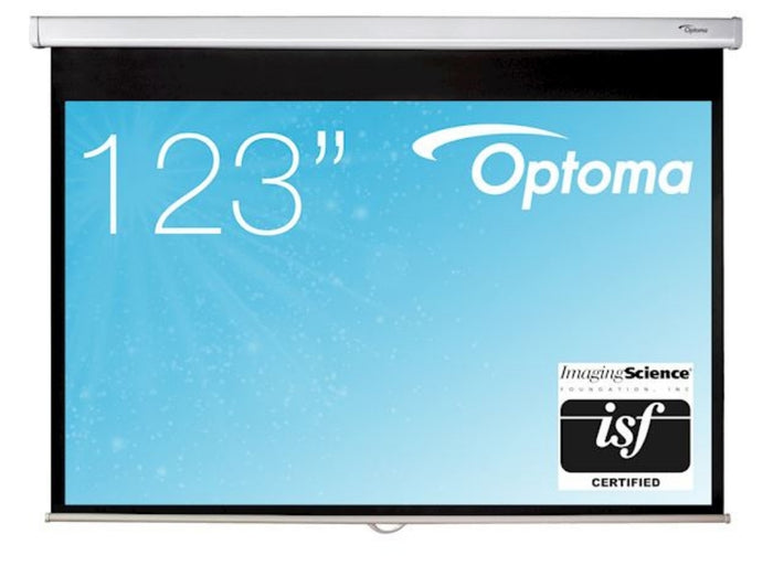 Optoma DS-3120PMG+ Manual Pull Down Projector Screen - 4:3 Ratio 234 x 175.5cm Projector Accessories Optoma