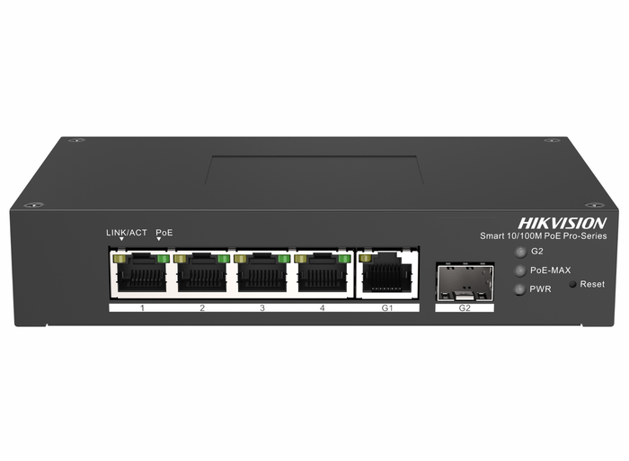 Hikvision DS-3T1306P-SI/HS 4 Port Fast Ethernet Smart Harsh POE Switch Network Switch Hikvision