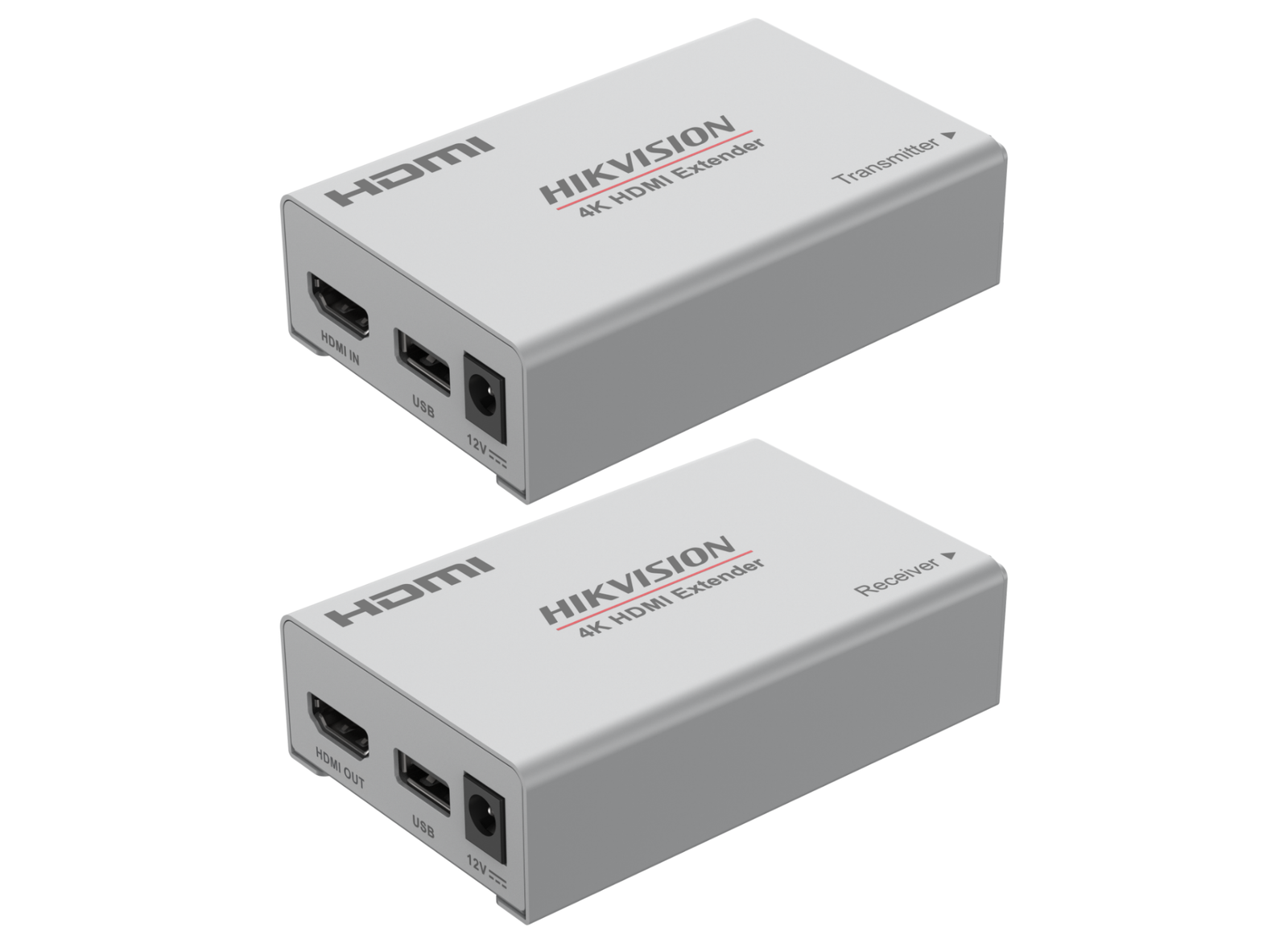 Hikvision DS-52EX01HI-4K 4K HDMI Extender Kit with 120m Long-Distance Transmission KVM Extender Hikvision