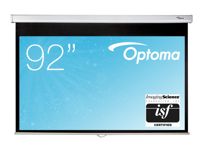 Optoma DS-9092PWC 92" 16:9 Projector Screen Projector Accessories Optoma