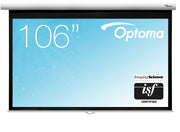 Optoma DS-9106MGA Manual Pull Down Projector Screen - 16:9 Ratio 234 x 132cm Projector Accessories Optoma