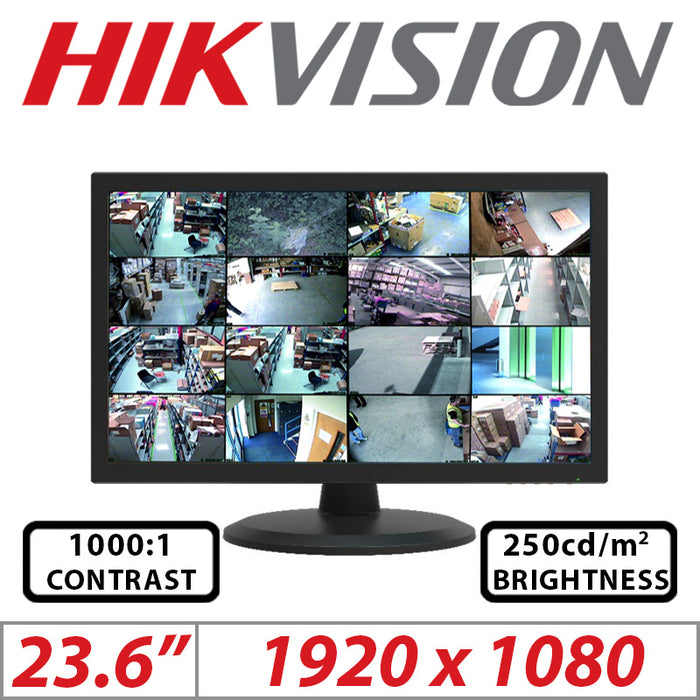 Hikvision DS-D5024FC 23.6" Full HD Monitor CCTV Monitor Hikvision