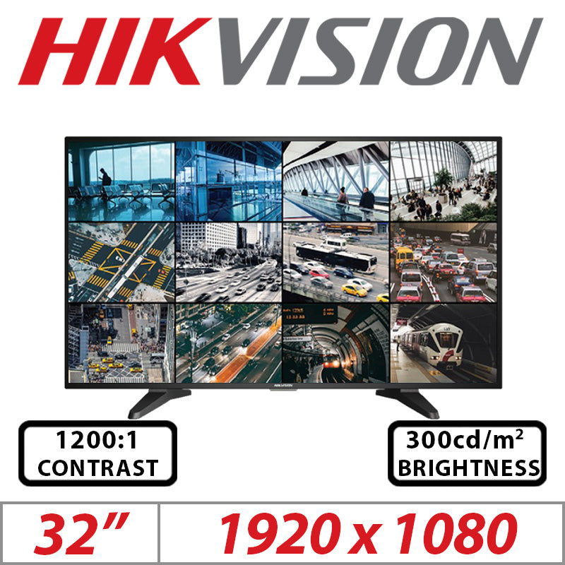 Hikvision DS-D5032QE 32" Led Full HD Monitor Desktop Monitor Hikvision