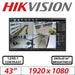 Hikvision DS-D5043UC 43" Full HD Led Monitor