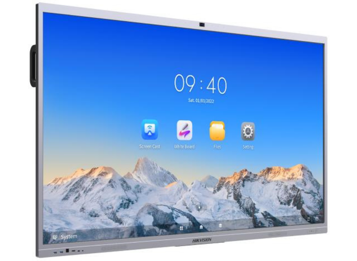 Hikvision 65" 4K Ultra HD EDLA Certification Interactive Display With Built-in Camera | DS-D5C65RB/B Interactive Touchscreen Display Hikvision