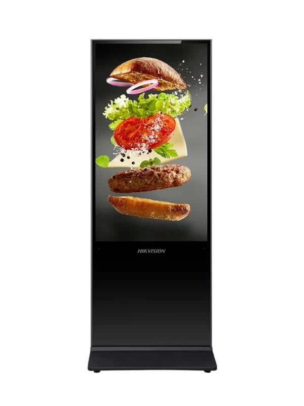 Hikvision 55" Floor Standing Digital Signage | DS-D6055UL-B/S Freestanding Digital Signage Display Hikvision
