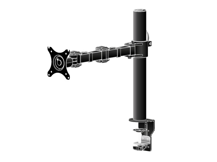iiyama 10" - 30" Simple And Functional Single Desktop Arm | DS1001C-B1 Monitor Arm Desk Mount iiyama