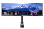 iiyama 10" - 30" Simple And Functional Dual Desktop Arm | DS1002C-B1 Monitor Arm Desk Mount iiyama