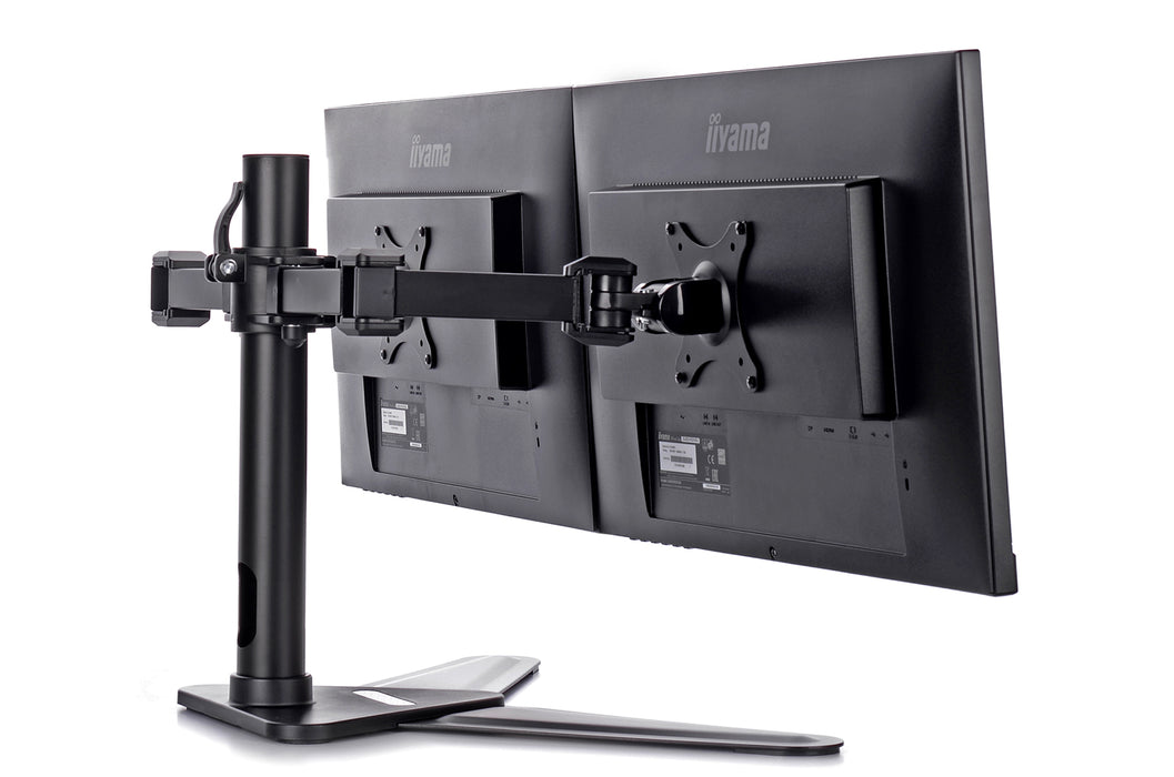 iiyama DS1002D-B1 Comfortable Dual Desktop Stand