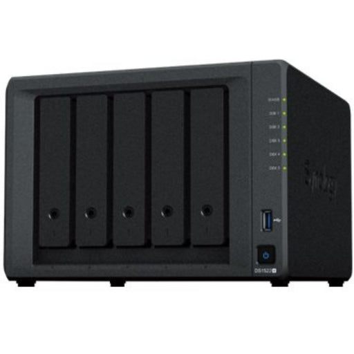 Synology DiskStation DS1522+ NAS Tower AMD Embedded R-Series SoC R1600 8 GB DDR4 40 TB HDD DiskStation Manager Synology NAS & Storage Servers Synology