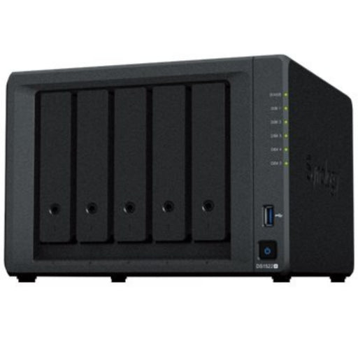 Synology DiskStation DS1522+ NAS Tower Ryzen Embedded R1600 8GB DDR4 30TB HDD DiskStation Manager Synology NAS & Storage Servers Synology