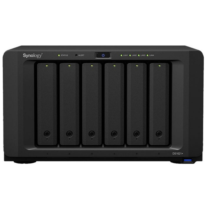 Synology DiskStation DS1621+ NAS Desktop Ryzen Embedded V1500B 4 GB DDR4 24 TB HDD Synology NAS & Storage Servers Synology