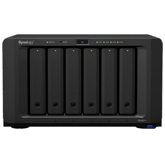 Synology DiskStation DS1621+ NAS Desktop Ryzen Embedded V1500B 4 GB DDR4 48 TB HDD DiskStation Manager Synology NAS & Storage Servers Synology