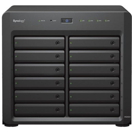 Synology DiskStation DS2422+ NAS Desktop Ryzen Embedded V1500B 4GB DDR4 48TB HDD DiskStation Manager Synology NAS & Storage Servers Synology