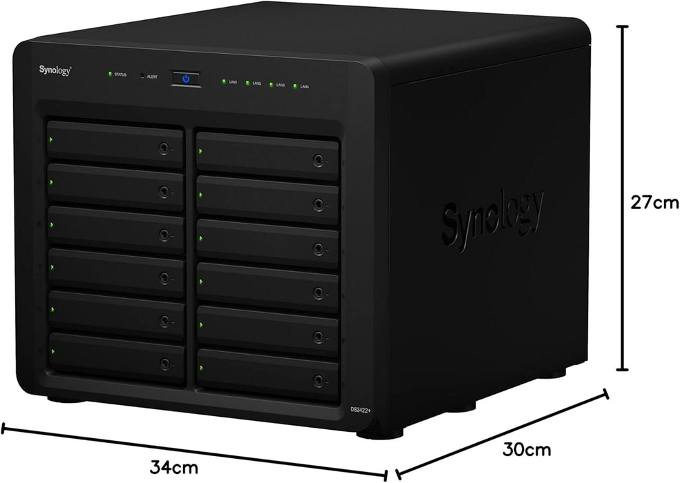 Synology DiskStation DS2422+ Tower Ryzen Embedded V1500B 4GB DDR4 NAS/Storage Server Synology NAS & Storage Servers Synology