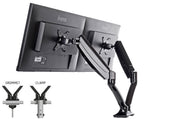 iiyama 10" - 27" Sleek And Stylish Dual Gas Spring Arm | DS3002C-B1 Monitor Arm Desk Mount iiyama