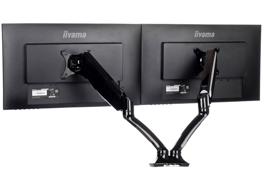 iiyama DS3002C-B1 Sleek And Stylish Dual Gas Spring Arm