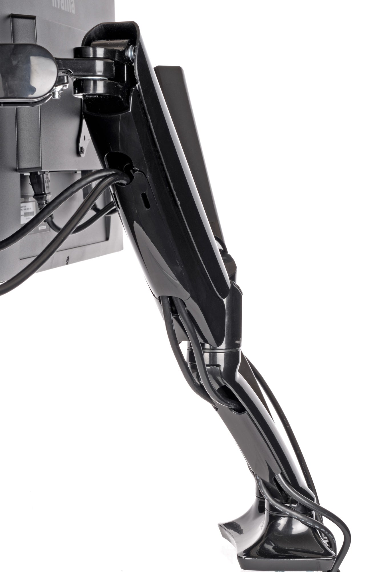 iiyama 10" - 27" Sleek And Stylish Dual Gas Spring Arm | DS3002C-B1 Monitor Arm Desk Mount iiyama