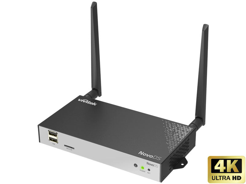 Vivitek NovoDS 4K UHD Digital Signage Player | DS310 Digital Signage Player Vivitek