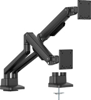 iiyama DS4002C-B1 Dual Ergonomic Monitor Mount for up to 32" Screens Monitor Arm Desk Mount iiyama