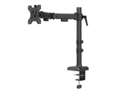 Neomounts NERO DS60-600BL1 Single Monitor Arm For 10"-32" Screens | Quick-Fix - 180°-Stop Monitor Arm Desk Mount NeoMounts