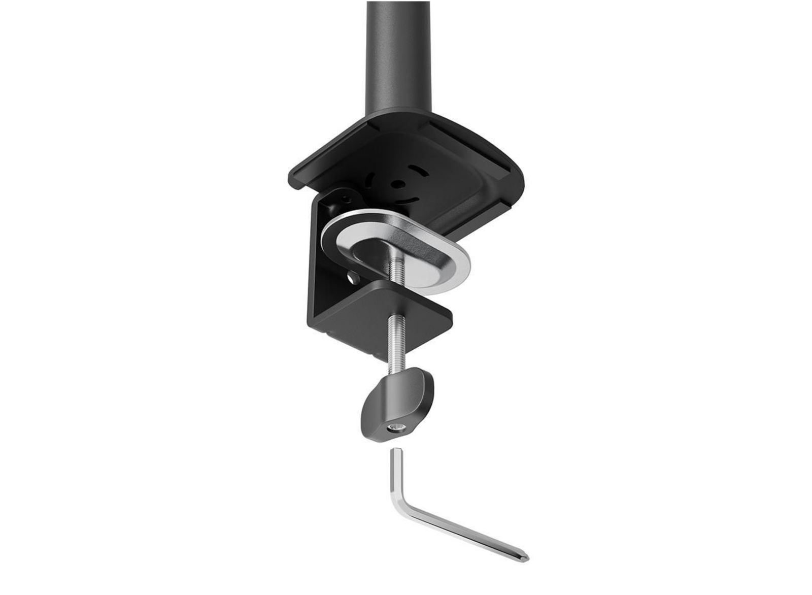 Neomounts NERO DS60-600BL1 Single Monitor Arm For 10"-32" Screens | Quick-Fix - 180°-Stop Monitor Arm Desk Mount NeoMounts