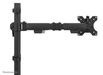 Neomounts NERO DS60-600BL1 Single Monitor Arm For 10"-32" Screens | Quick-Fix - 180°-Stop Monitor Mounts & Stands NeoMounts