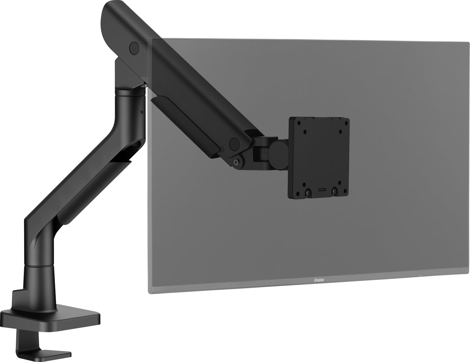iiyama DS6001C-B1 Space-Saving Ergonomic Monitor Mount up to 49" Screens Monitor Arm Desk Mount iiyama