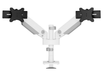 Neomounts NEXT One SL DS65S-950WH2 Dual Monitor Arm For 24"-34" Screens | Gas Spring Monitor Arm Desk Mount NeoMounts