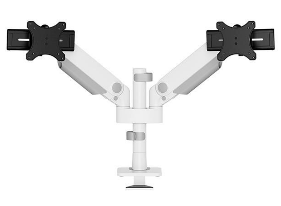 Neomounts NEXT One SL DS65S-950WH2 Dual Monitor Arm For 24"-34" Screens | Gas Spring Monitor Arm Desk Mount NeoMounts