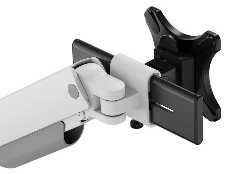 Neomounts NEXT One SL DS65S-950WH2 Dual Monitor Arm For 24"-34" Screens | Gas Spring Monitor Arm Desk Mount NeoMounts