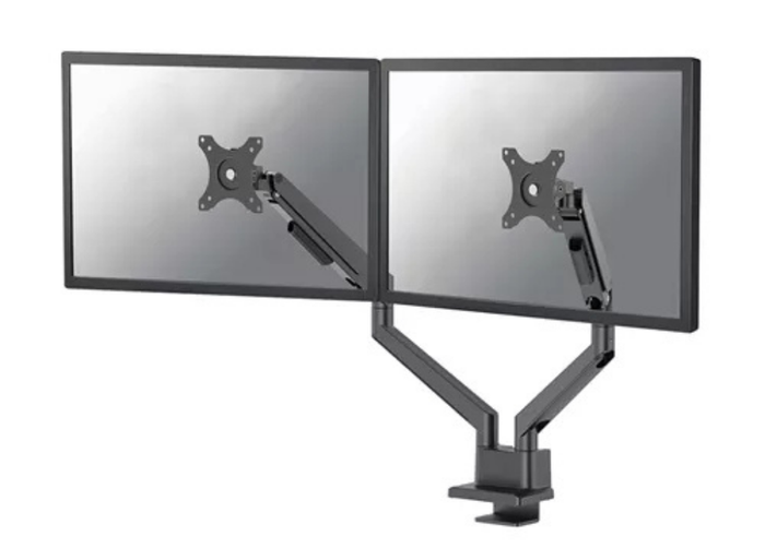 Neomounts DS70-250BL2 Dual Desk Monitor Arm For 17"-32" Monitors - Black Monitor Arm Desk Mount NeoMounts