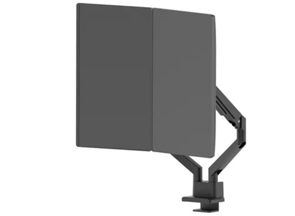 Neomounts DS70-250BL2 Dual Desk Monitor Arm For 17"-32" Monitors - Black Monitor Arm Desk Mount NeoMounts
