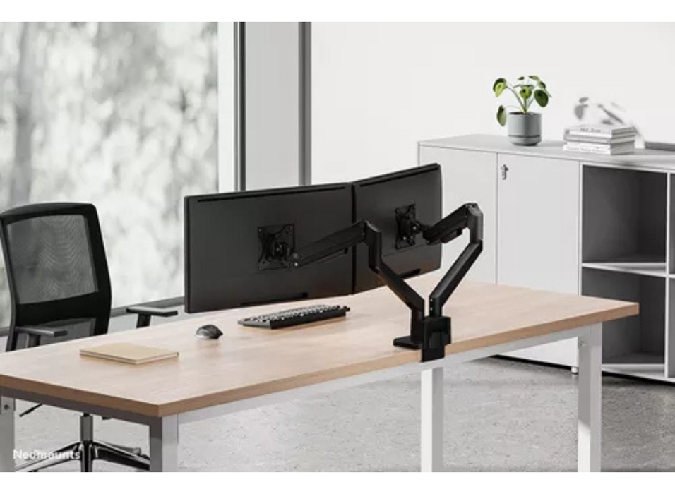 Neomounts DS70-250BL2 Dual Desk Monitor Arm For 17"-32" Monitors - Black NeoMounts Mounts NeoMounts