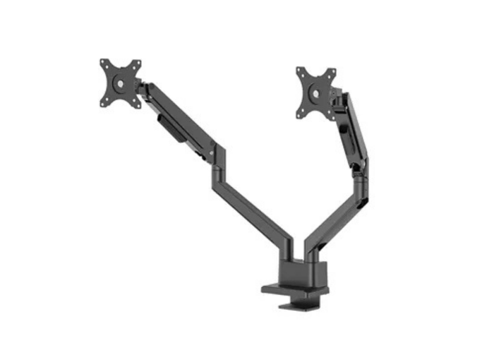 Neomounts DS70-250BL2 Dual Desk Monitor Arm For 17"-32" Monitors - Black Monitor Arm Desk Mount NeoMounts