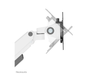 Neomounts NEXT Slim DS70-250WH1 Single Monitor Arm For 17"-35" Screens Monitor Mounts & Stands NeoMounts