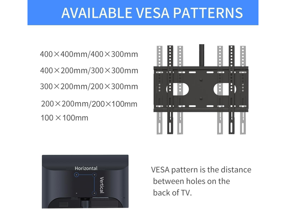 Moove 26" - 55" Digital Signage TV Ceiling Bracket | DSC400 Ceiling Mount Brackets Moove AVMounts