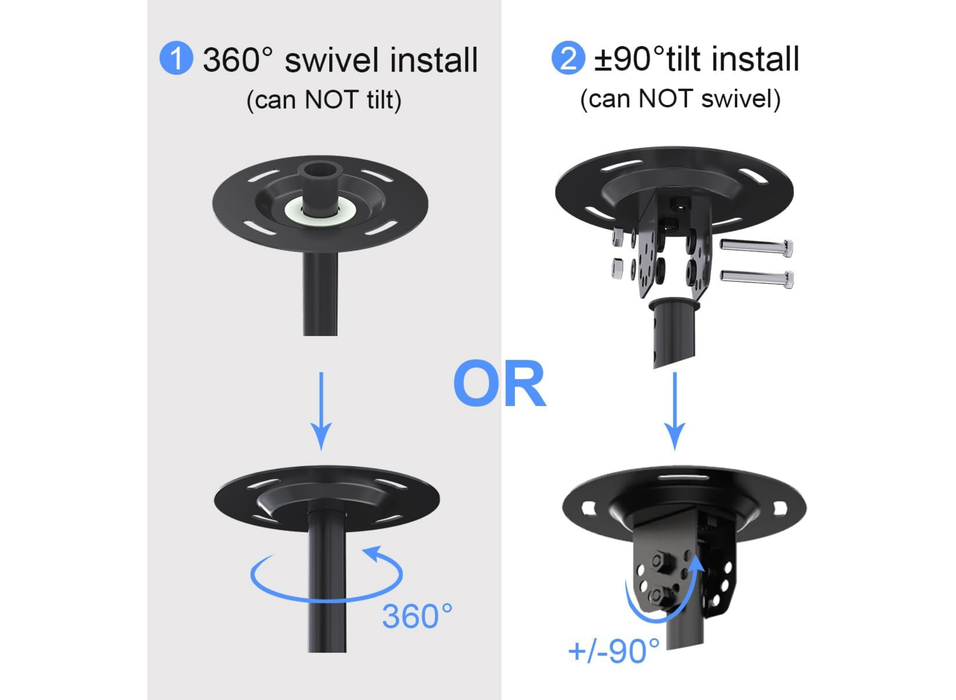 Moove 26" - 55" Digital Signage TV Ceiling Bracket | DSC400 Ceiling Mount Brackets Moove AVMounts