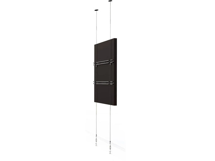 Peerless-AV Floor to Ceiling Cable Mount (Silver) for 46" - 65" Displays (Portrait) | DSF265P Floor to Ceiling Display Mount Peerless