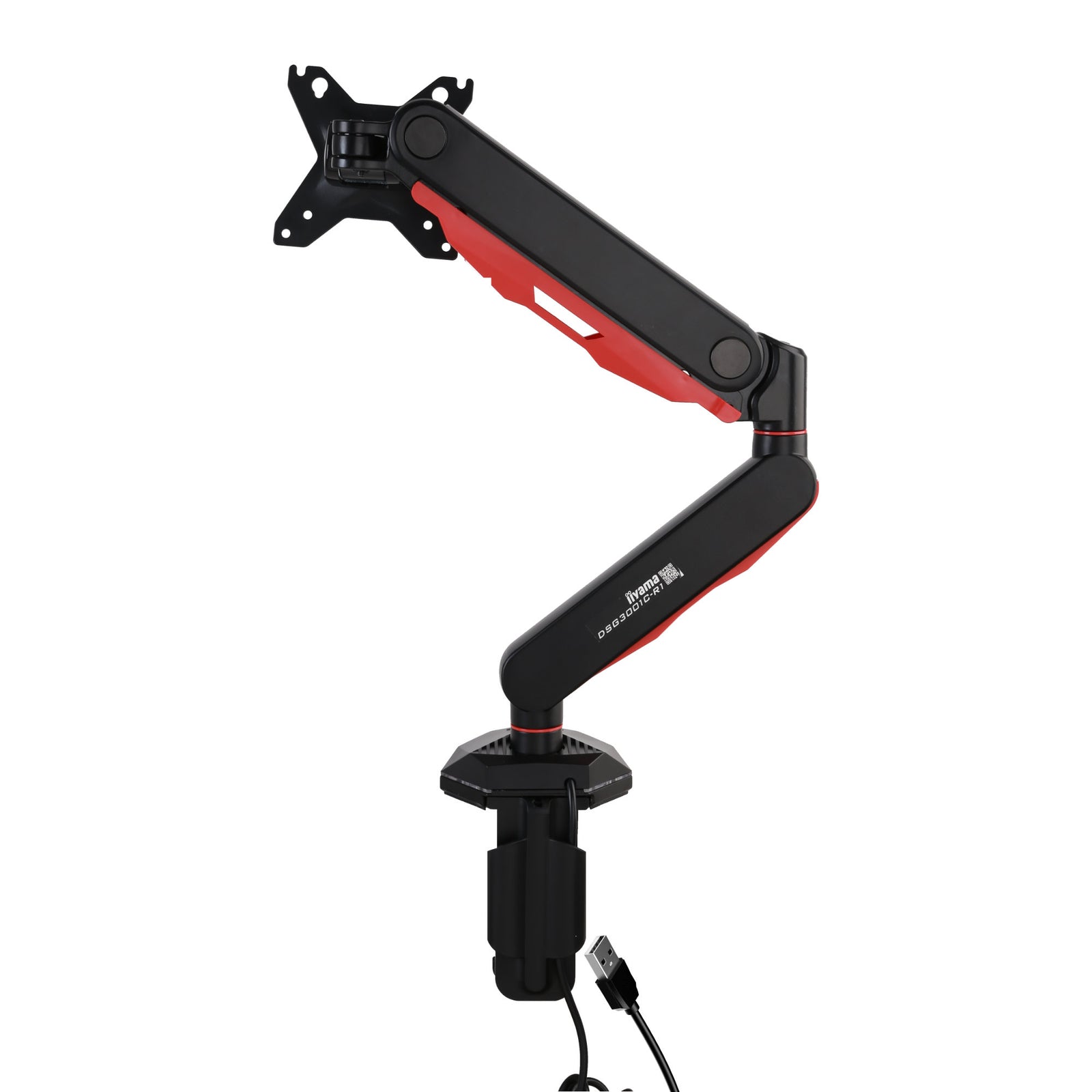 iiyama DSG3001C-R1 Elite Gaming Aluminium Gas Spring Monitor Arm Monitor Arm Desk Mount iiyama
