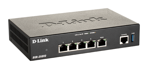D-Link DSR-250V2/B Unified Services VPN Router