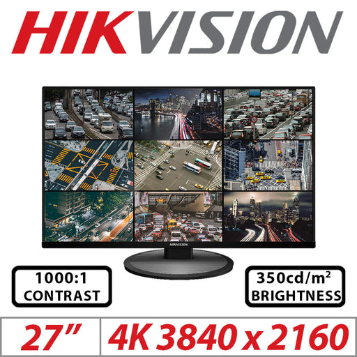 Hikvision DS-D5027UC 27" 4K Ultra HD HDMI Monitor