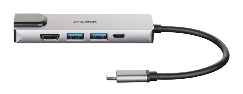 D-Link DUB-M520 5-in-1 USB-C Hub with HDMI/Ethernet and Power Delivery