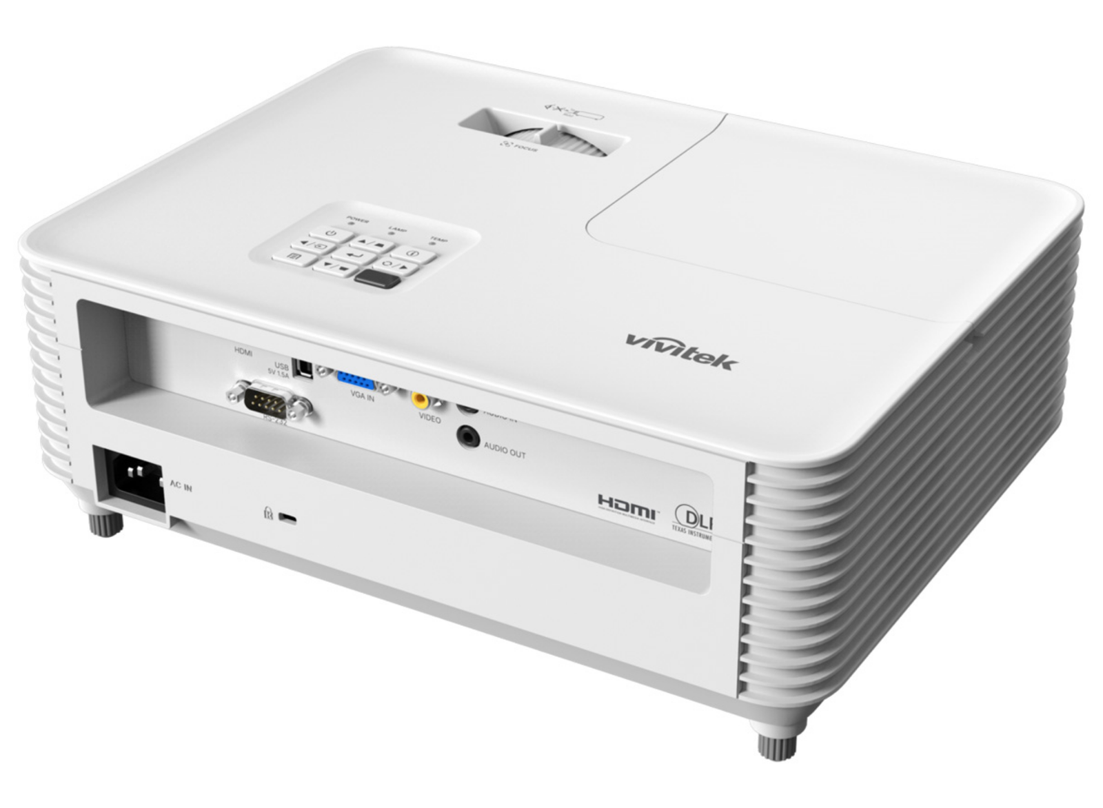 Vivitek DW355-ST-EDU Versatile Portable Projector with High Brightness - 3800 Lumens Projector Vivitek