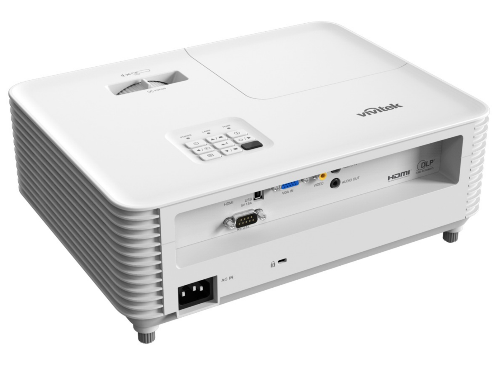 Vivitek DX335-ST Versatile Portable Projector with High Brightness - 3800 Lumens Projector Vivitek