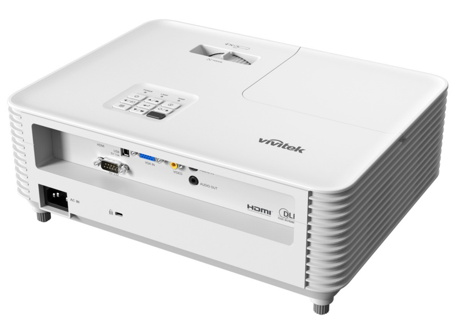 Vivitek DX335-ST Versatile Portable Projector with High Brightness - 3800 Lumens Projector Vivitek