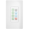 Aurora Multimedia DXB-8i-G2-W 8-Button 1-Gang Backlit Button Control Pad (White)