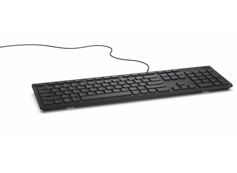 Dell KB216 Full-Size Wired USB Keyboard with Multimedia Keys | 580-ADMT